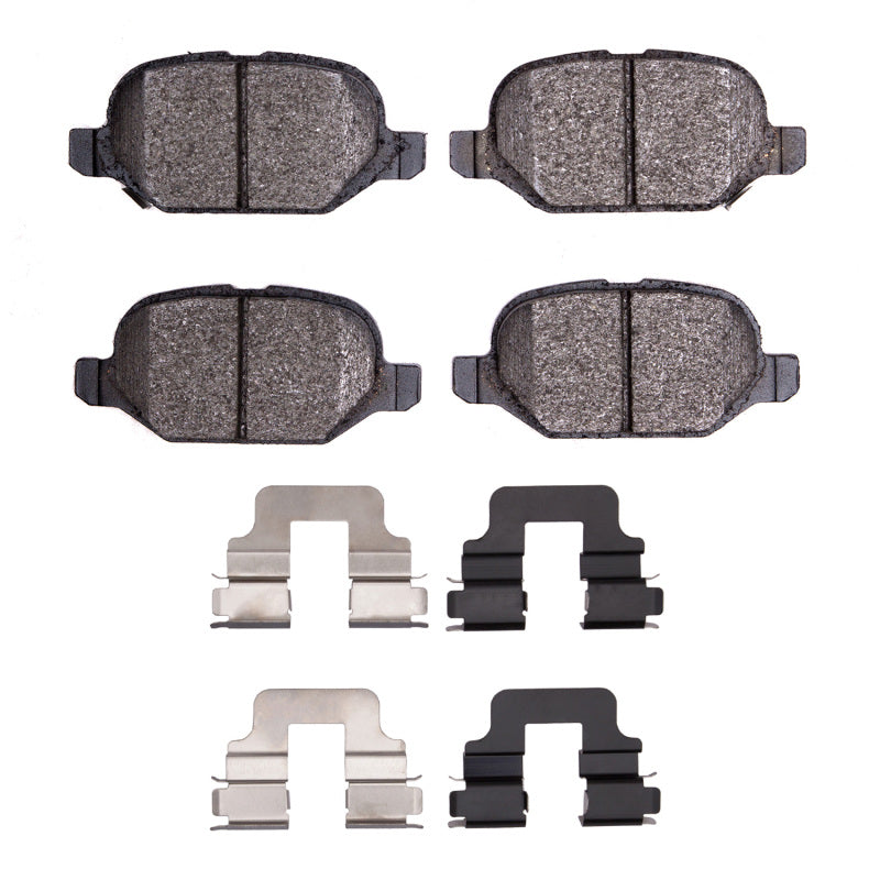 DFC 09-19 Fiat 500E Rear 4000 HybriDynamic Brake Pads and Hardware Kit