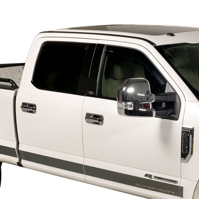 Putco 17-20 Ford SuperDuty - Crew Cab/SuperCab w/o Keypad Black Platinum Pillar Posts Classic