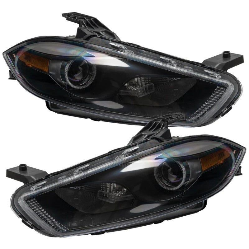 ORACLE Lighting Oracle 13-16 Dodge Dart SMD HL - Black - Halogen - ColorSHIFT w/ BC1 Controller