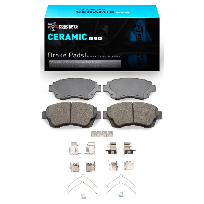 R1 Concepts R1 1995-2003 Toyota Camry Front R1 Ceramic Pads & Hardware Kit