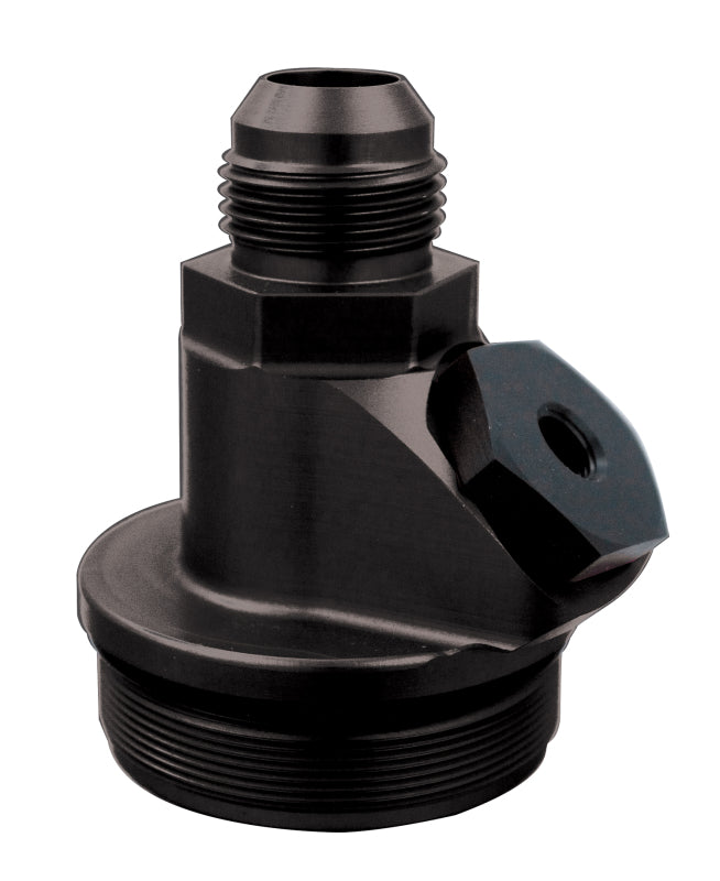 Peterson Fluid Systems End Cap Inlet -12AN w/ -10AN Port