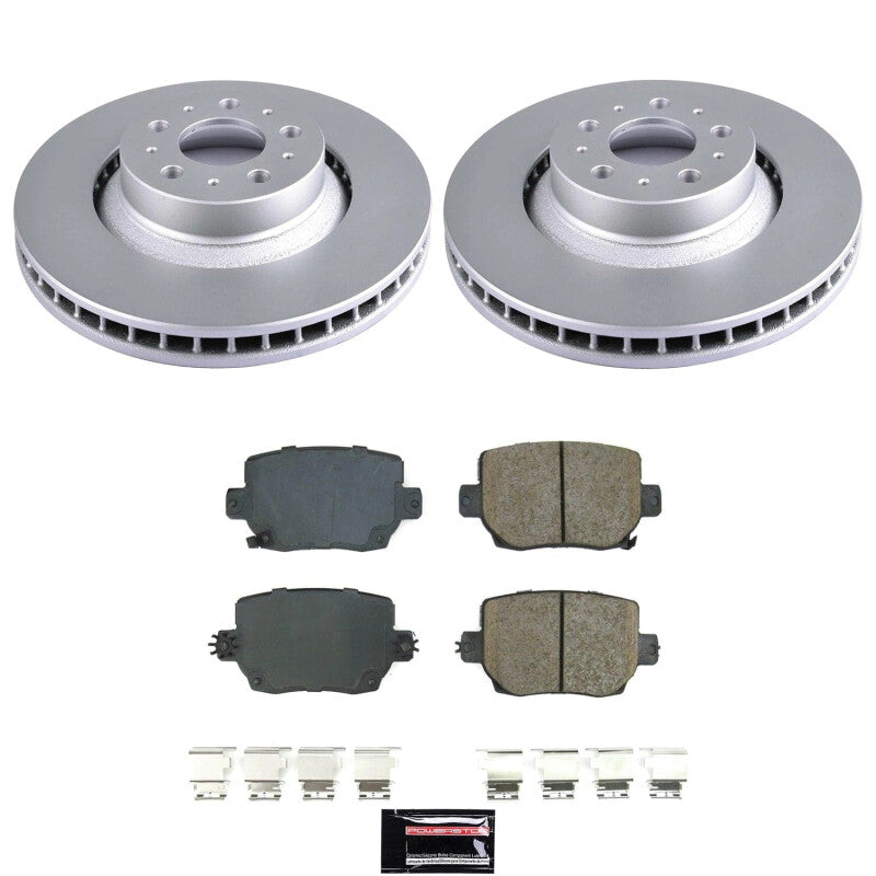 PowerStop Power Stop 20-24 Tesla Y Rear Z17 Coated Brake Kit