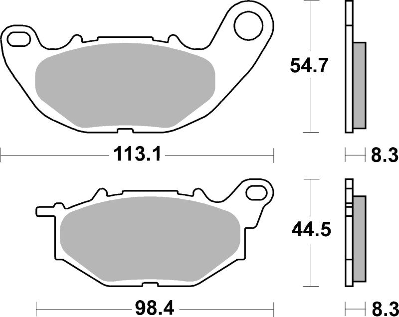 Brembo Powersports Brembo 16-17 Yamaha MT-25 250cc Sinter Brake Pad - Front