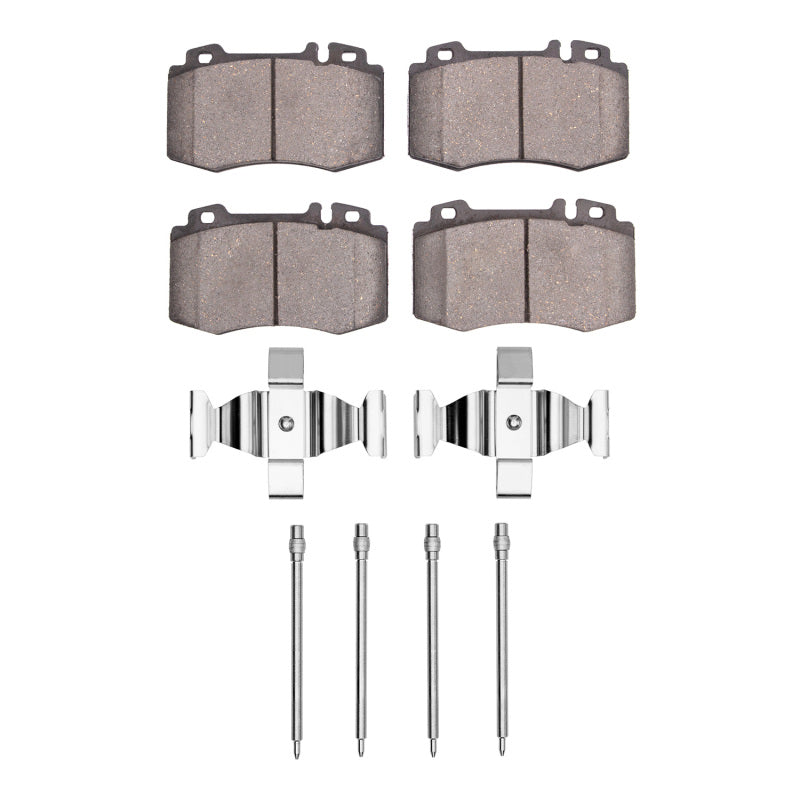 R1 Concepts R1 03-09 Mercedes-Benz CLK550 Front Semi Met Pads & Hardware Kit