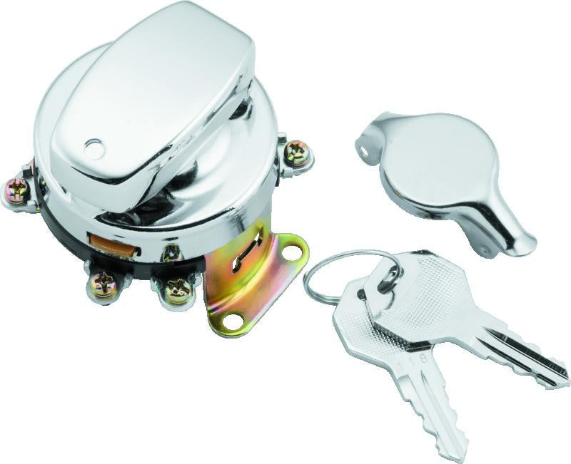 TwinPower Twin Power 36-72 FL Chrome Fat Bob Style Ignition Switch