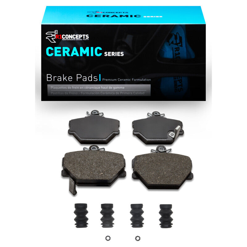 R1 Concepts R1 05-16 Smart Fortwo Front Ceramic Pads & Hardware Kit