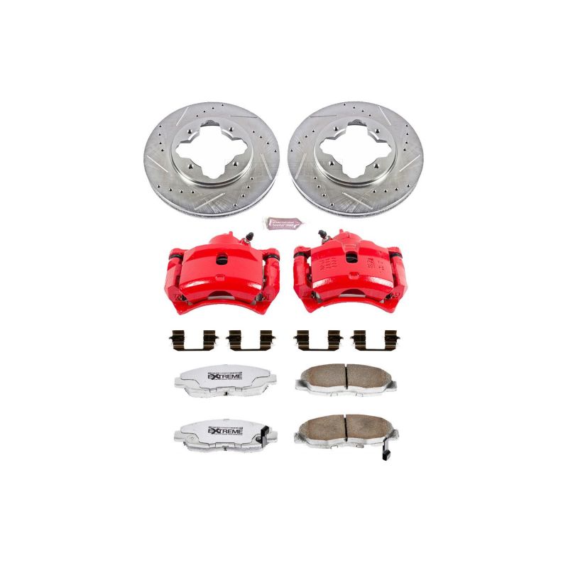 PowerStop Power Stop 1997 Acura CL Front Z26 Street Warrior Brake Kit w/Calipers