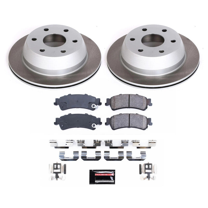 PowerStop Power Stop 00-02 GMC Yukon XL 1500 Rear Semi-Coated Rotor Kit