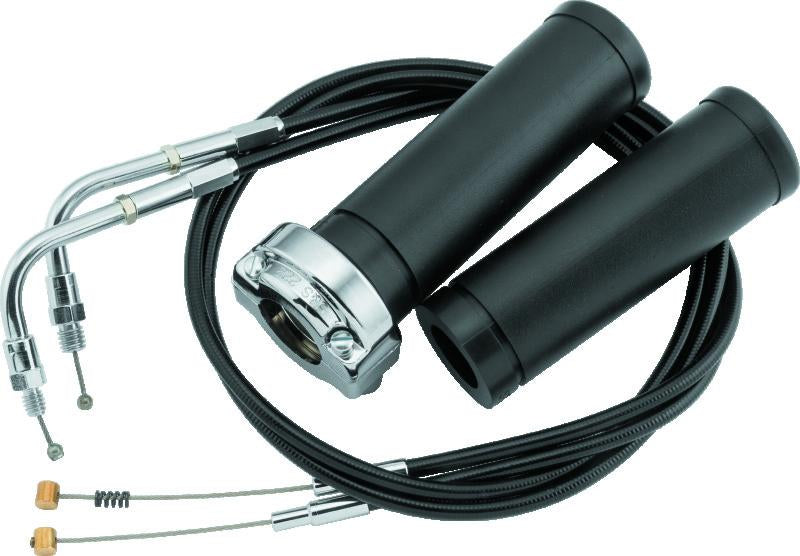 S&S Cycle 1in Handlebars 2-Cable Throttle Assembly Cable - 36in