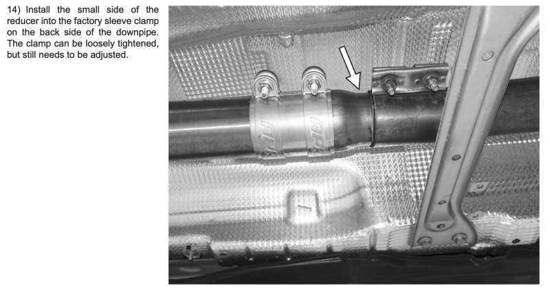 APR T304 Stainless Steel Reducer - 76mm to 60mm (3in to 2.36in)