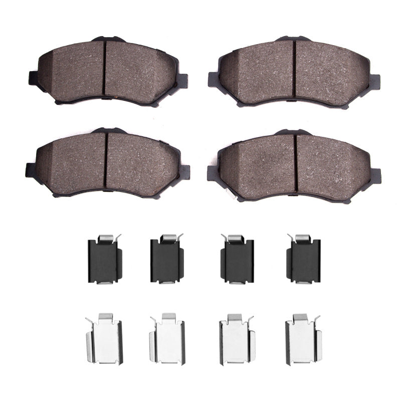 R1 Concepts R1 07-18 Chrysler Town & Country Front Euro Ceramic Pads & Hardware Kit