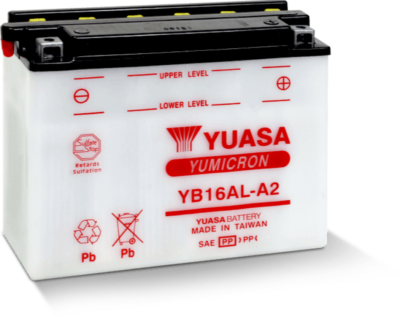 Yuasa Battery Yuasa YB16AL-A2 Yumicron 12-Volt Battery