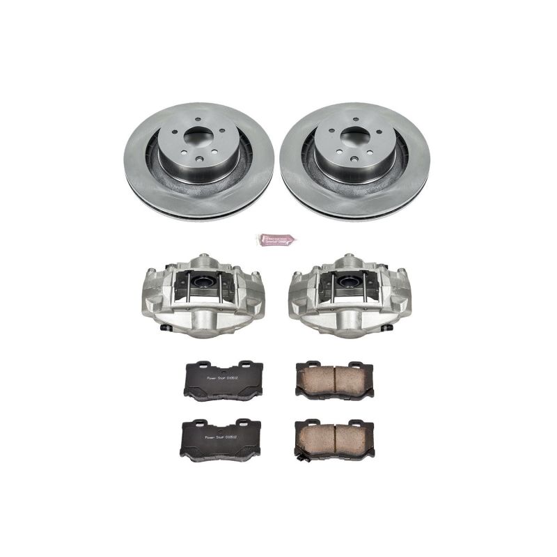 PowerStop Power Stop 08-13 Infiniti G37 Rear Autospecialty Brake Kit w/Calipers