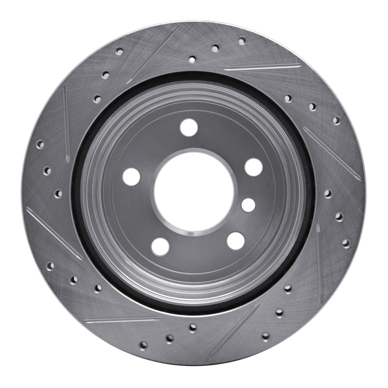 R1 Concepts R1 06-20 BMW 420i (Mexico) Rear Right Drilled & Slotted Silver Brake Rotor