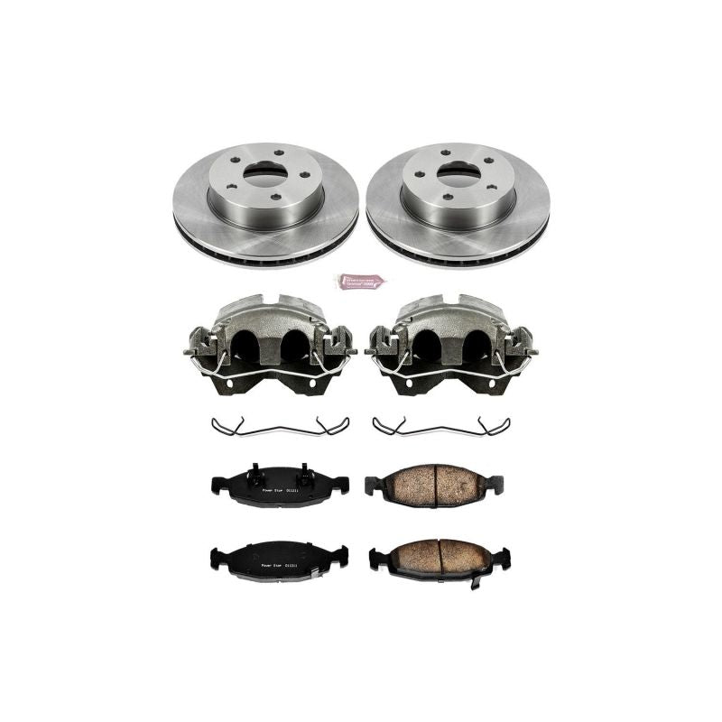 PowerStop Power Stop 99-02 Jeep Grand Cherokee Front Autospecialty Brake Kit w/Calipers