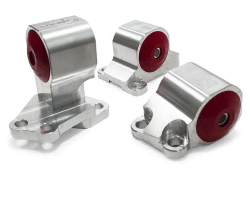 Innovative Mounts Innovative 92-95 Civic B/D Series Black Aluminum Mounts 95A Bushings (Auto to Manual Hydro 2 Bolt)