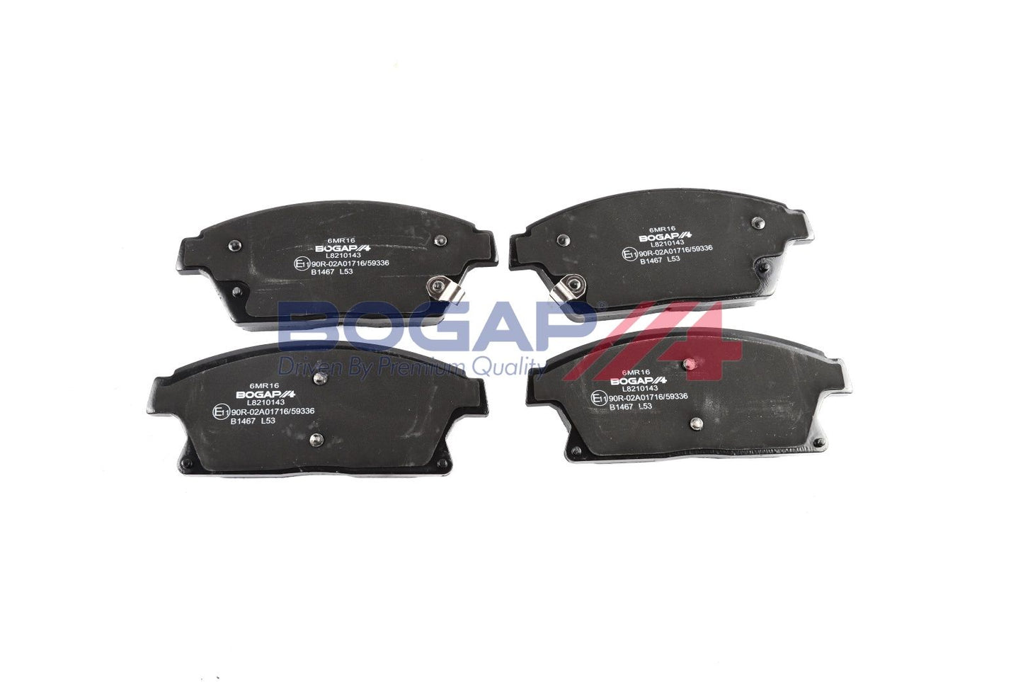 BOGAP L8210143 Brake Pad Set, Disc Brake