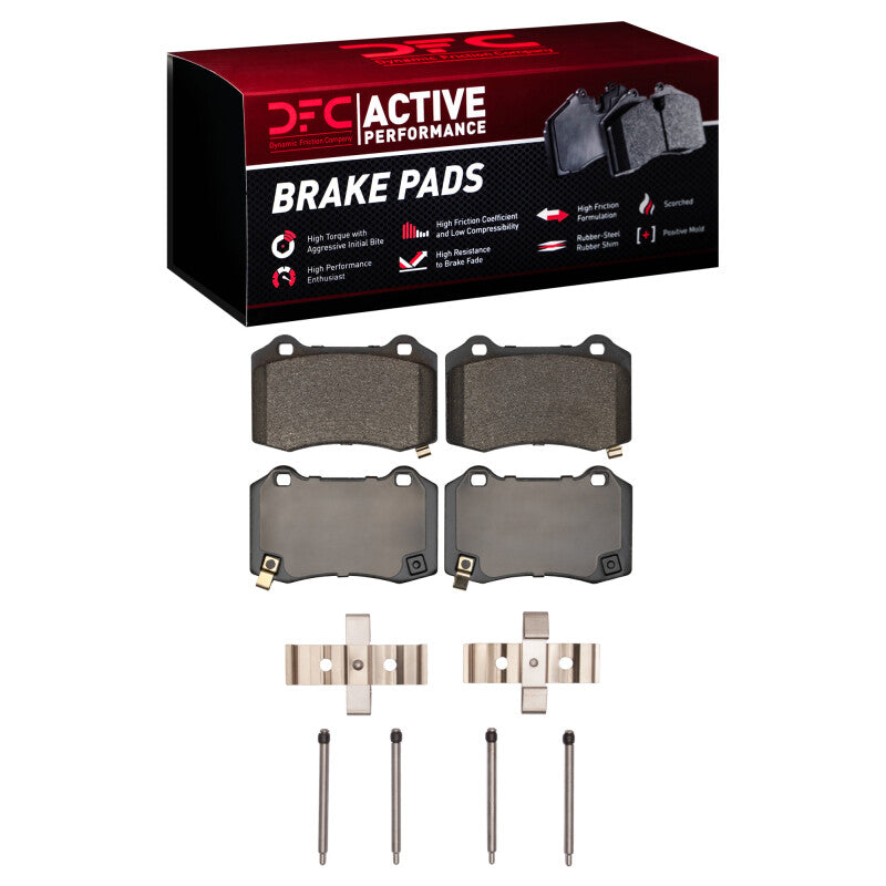 DFC 08-23 Dodge Challenger Rear Active Performance Pads and Hardware Kit