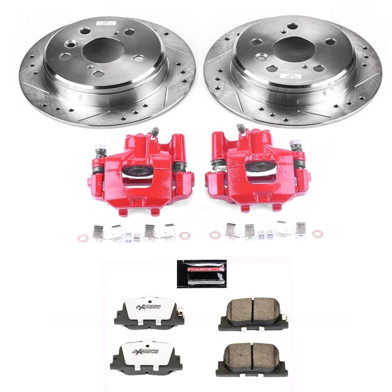 PowerStop Power Stop 00-01 Lexus ES300 Rear Z26 Street Warrior Brake Kit w/Calipers