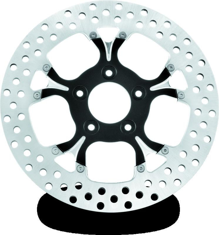 Performance Machine Disc/Carr 11.8 Galaxy Front Left - Contrast Cut Platinum
