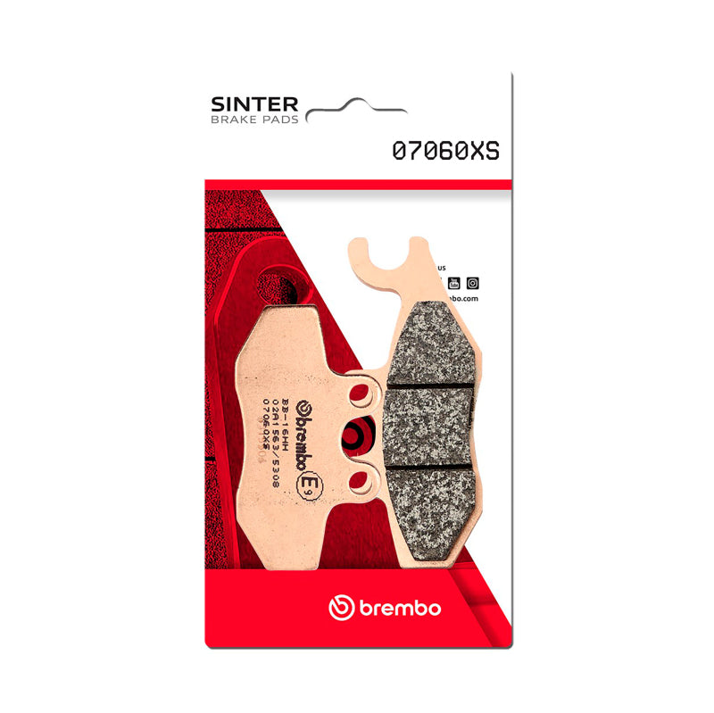 Brembo Powersports Brembo 05-10 Piaggio Vespa X9 Right 250cc/07-08 X8 Right 400cc Sinter Brake Pad - Front
