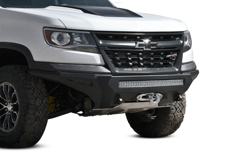 Addictive Desert Designs 17-18 Chevy Colorado Stealth Fighter Front Bumper w/ Winch Mount