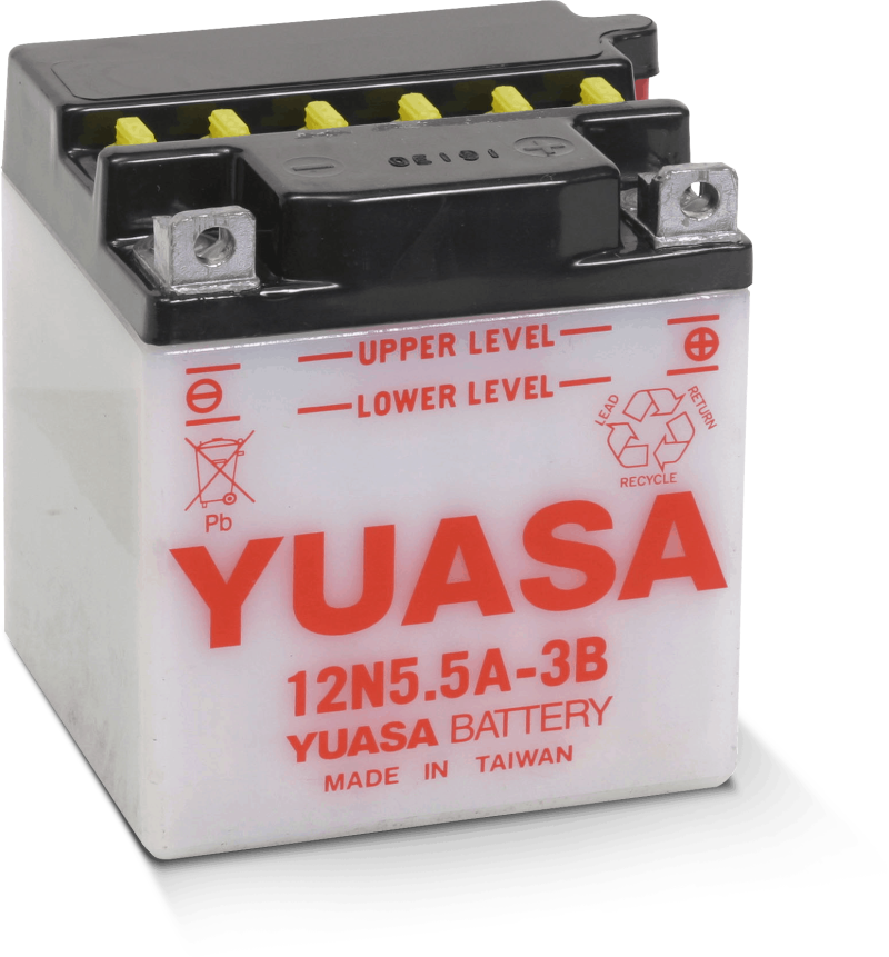 Yuasa Battery Yuasa 12N5.5A-3B Conventional 12-Volt Battery