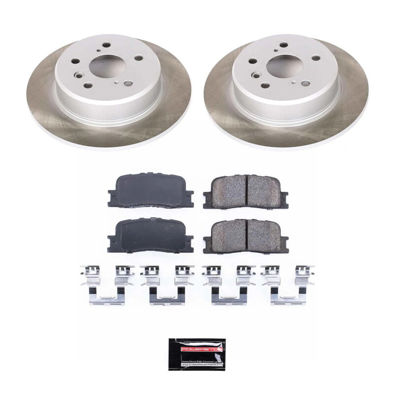 PowerStop Power Stop 01-03 Toyota Highlander Rear Semi-Coated Rotor Kit