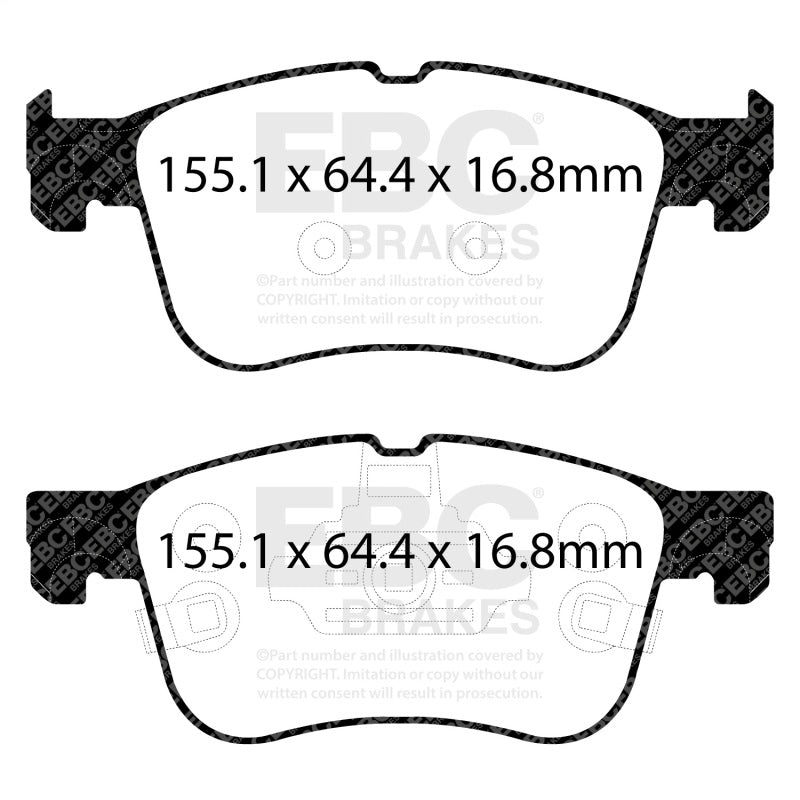 EBC 22-23 Ford Maverick 2.0T 2WD Front Extra Duty Brake Pads