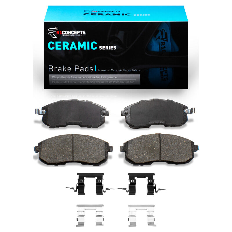 R1 Concepts R1 2002-2019 Infiniti I35 Front R1 Ceramic Pads & Hardware Kit