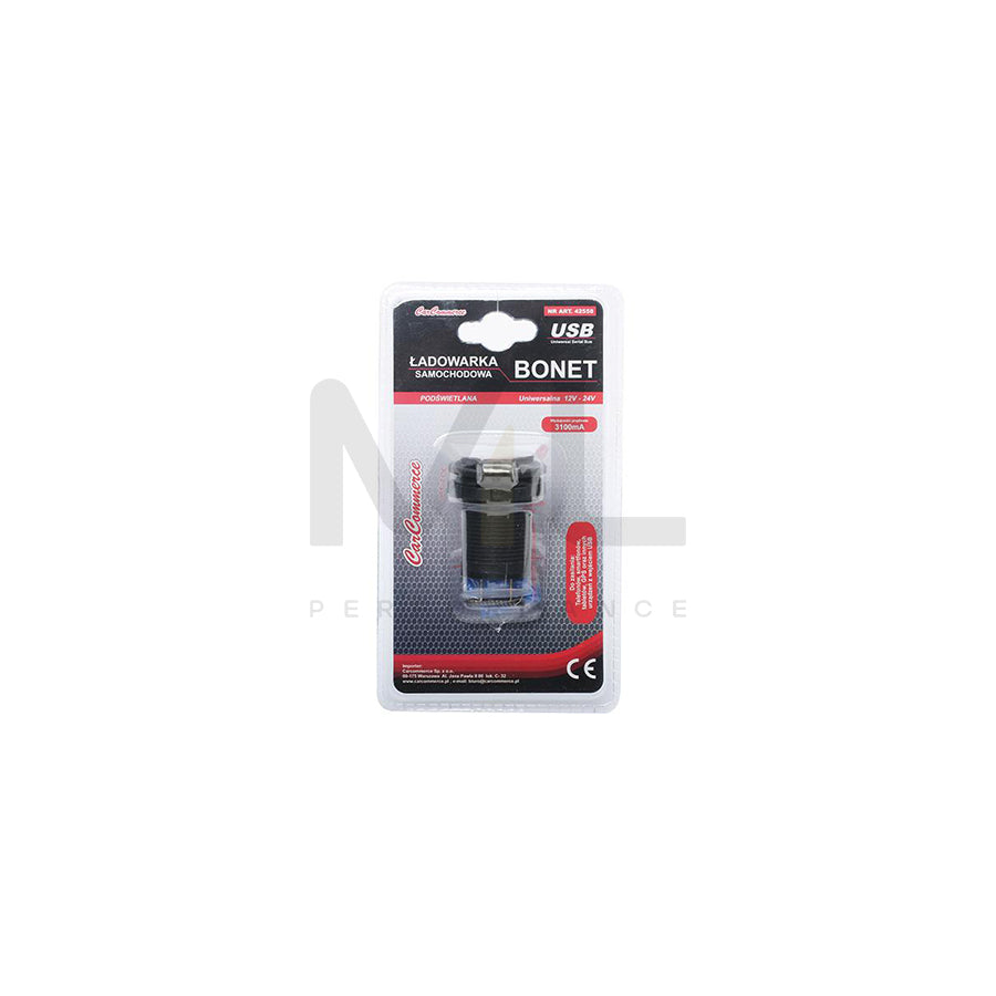 CARCOMMERCE 42558 In-car charger Number of inlets/outlets: 2 USB
