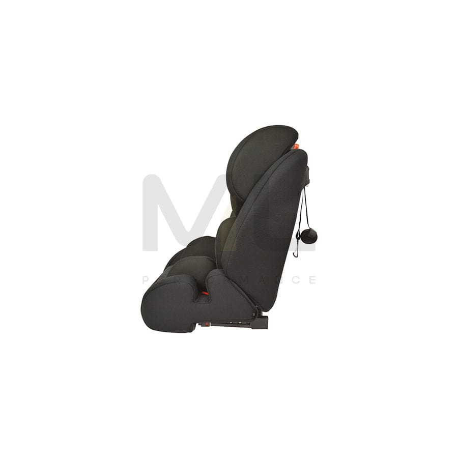 Carkids 4310008 Child car seat with Isofix, Group 1/2/3, 9-36 kg, 5-point harness, Black, multi-group