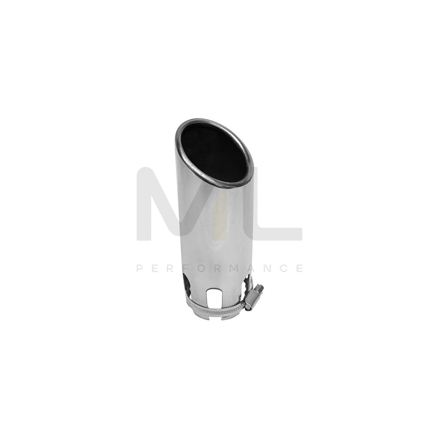 CARPOINT 2218763 Exhaust tip 50 mm, Silver, Stainless Steel, 170mm, 30mm
