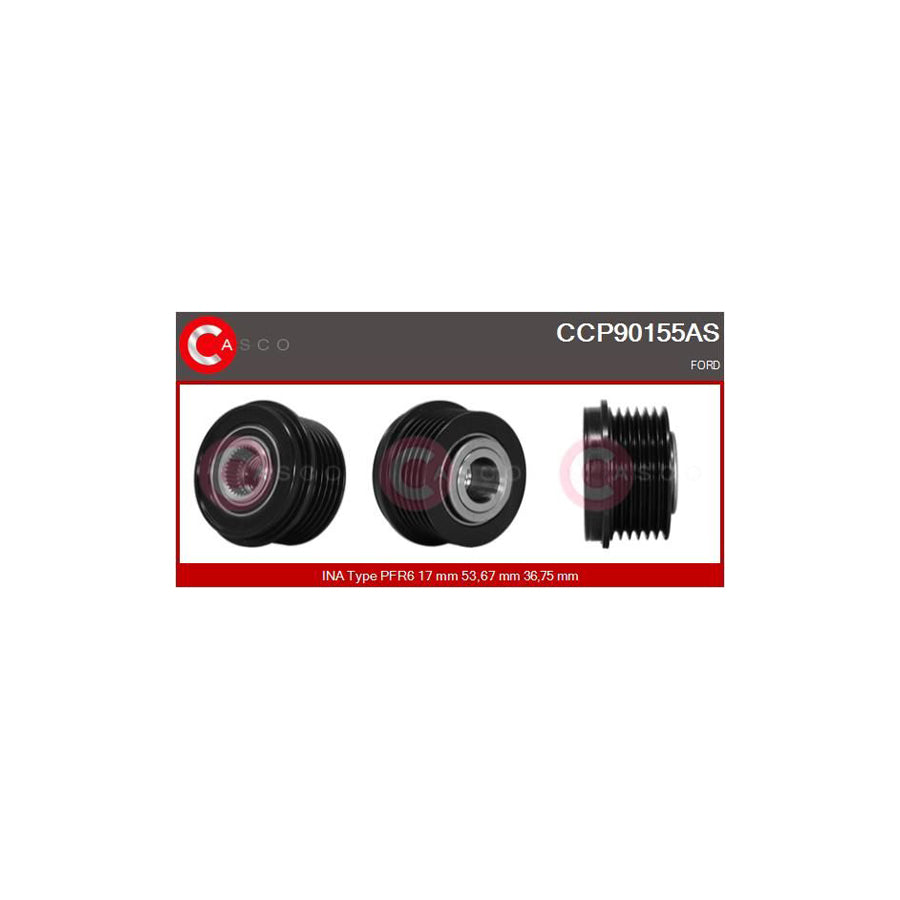 Casco Ccp90155As Pulley, Alternator For Ford Mondeo