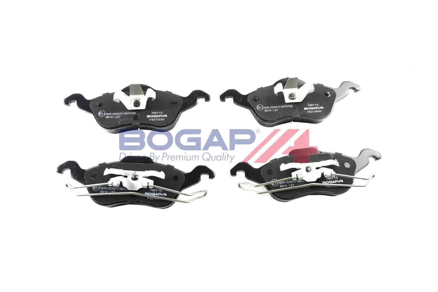 BOGAP F8210645 Brake Pad Set, Disc Brake
