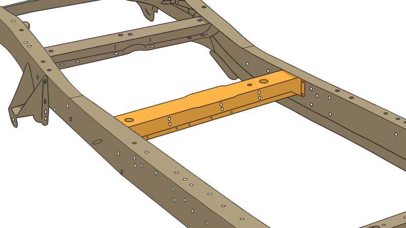 RustBuster Rust Buster 73-87 Chevy C/K20 Rear Cab Mount Crossmember