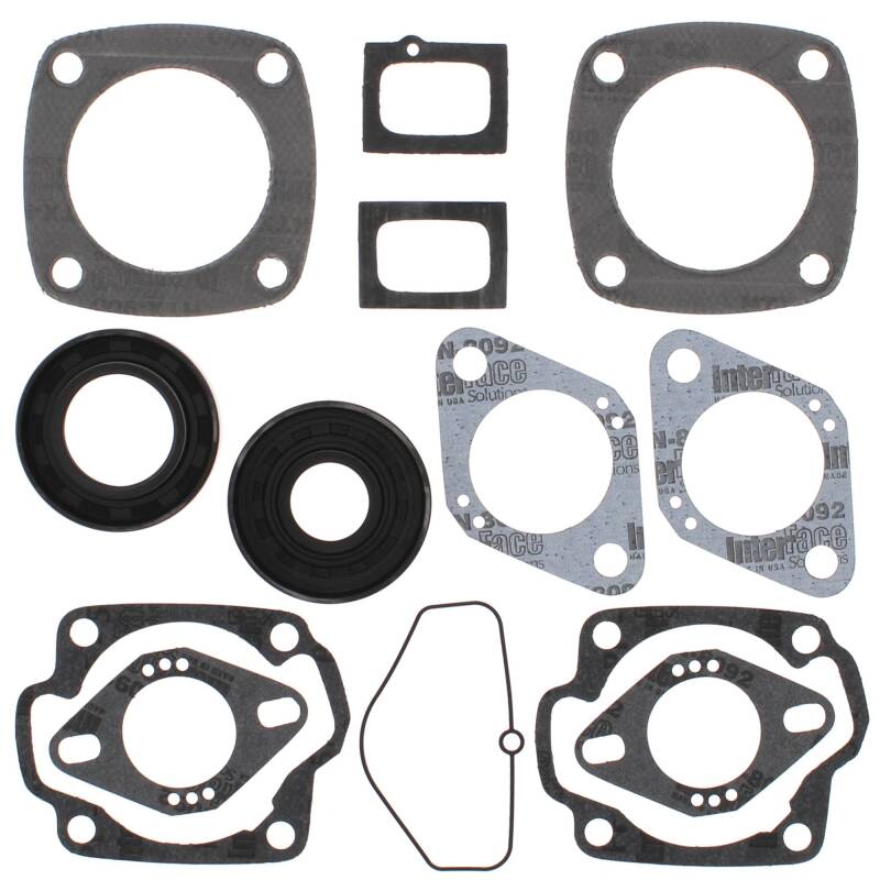 Vertex Pistons Vertex Gaskets 1975 Moto Ski Futura 343 FC/2 Complete Gasket Kit w/ Oil Seals