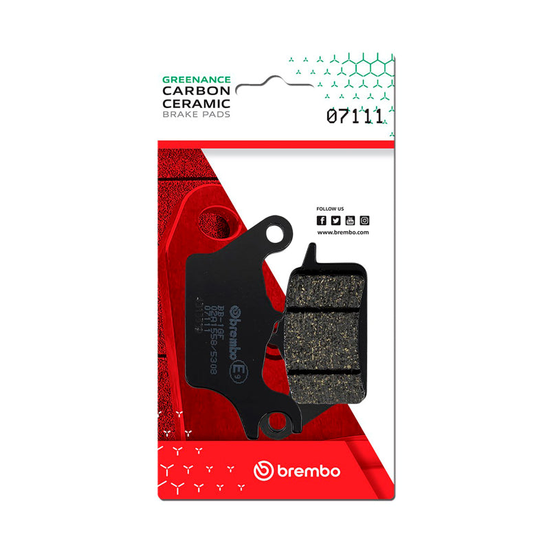 Brembo Powersports Brembo Suzuki Address/Yamaha Tricity Carbon Ceramic Brake Pad - Front