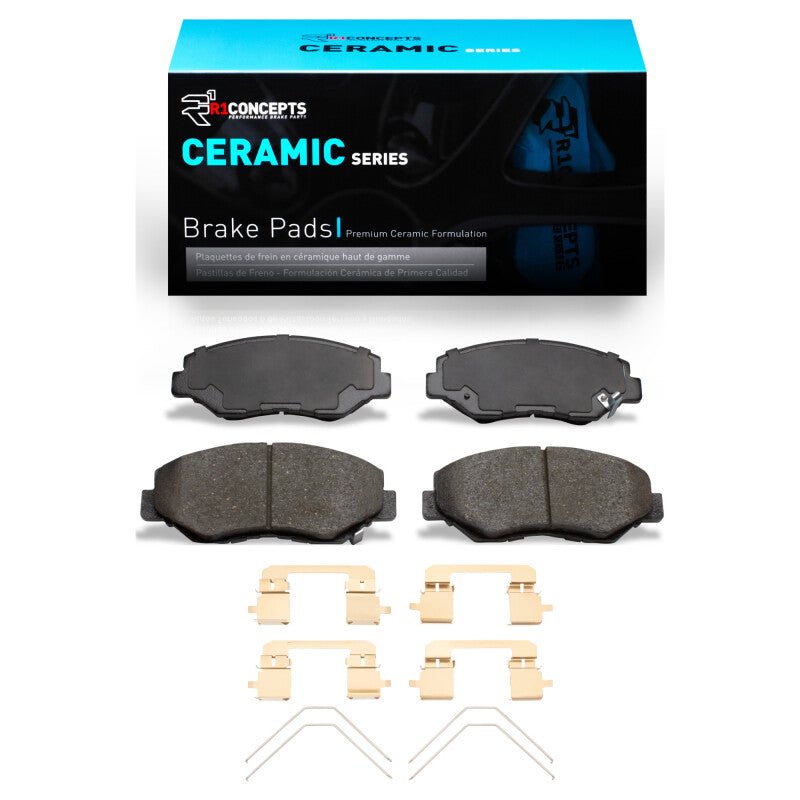 R1 Concepts R1 2005-2016 Acura ILX Front R1 Ceramic Pads & Hardware Kit