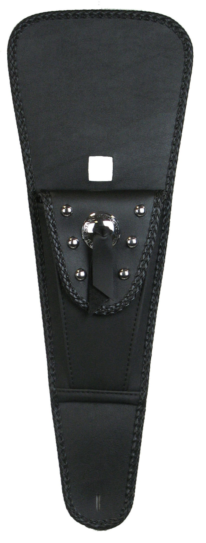 Mustang Motorcycle Mustang 05-08 Suzuki Boulevard, VL800 Volusia Cruiser Tank Bib w/Studs - Black