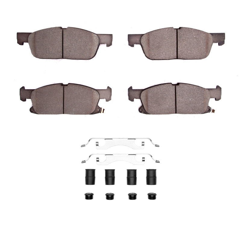 DFC 17-20 Ford Fusion Front 4000 HybriDynamic Brake Pads and Hardware Kit