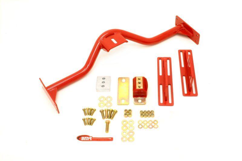 BMR Suspension BMR 67-69 1st Gen F-Body Transmission Conversion Crossmember TH350/Powerglide/700R4/4L60E - Red