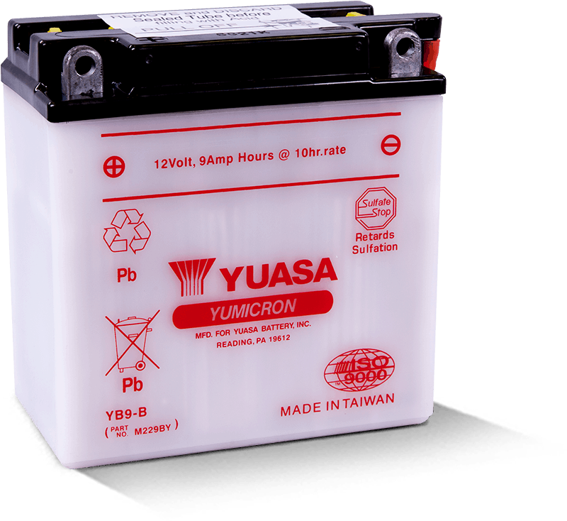 Yuasa Battery Yuasa YB9-B Yumicron 12-Volt Battery
