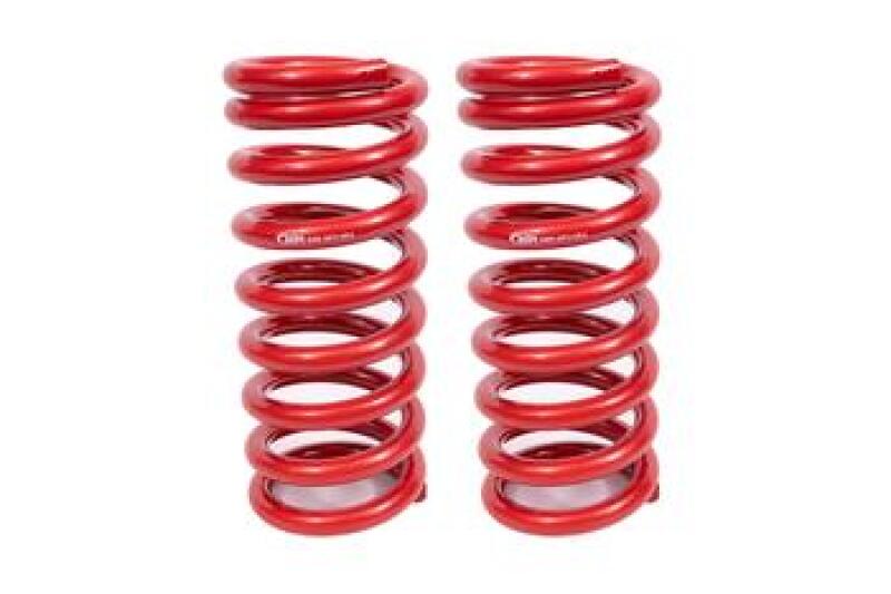 BMR Suspension BMR 67-69 Chevrolet Camaro / Pontiac Firebird 3in Drop Small Block Front Lowering Springs - Red
