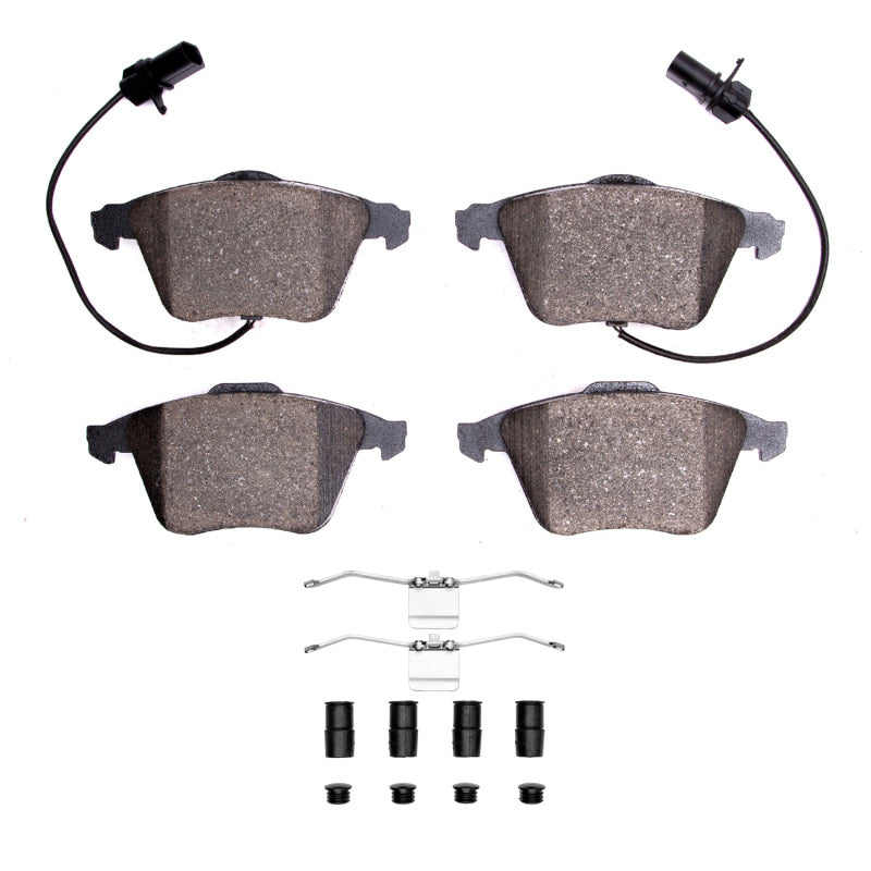 R1 Concepts R1 00-11 Audi A4 (USA/Canada) Front Semi Met Pads & Hardware Kit
