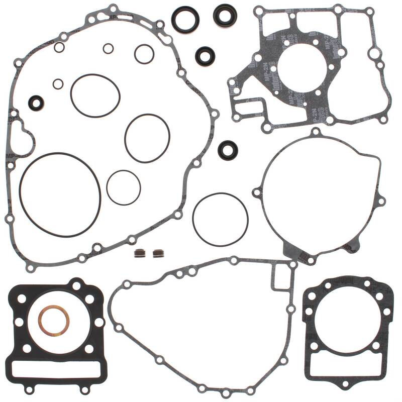 Vertex Pistons Vertex Gaskets 86-87 Kawasaki KLF300A Bayou Complete Gasket Kit w/ Oil Seals