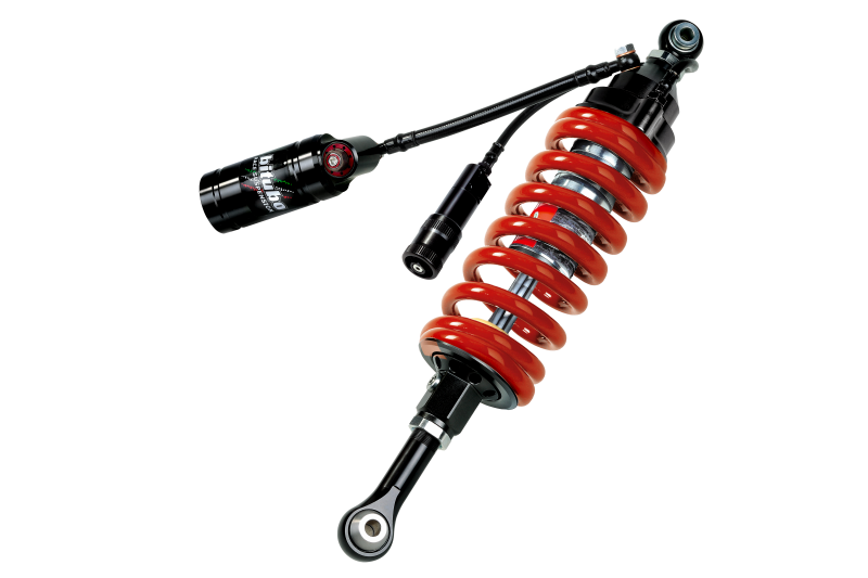 Bitubo Suspension Bitubo CLU3 Monoshock Adjustable: Hydraulic Spring Preload, Reb., Double Comp, Length, Red Spring