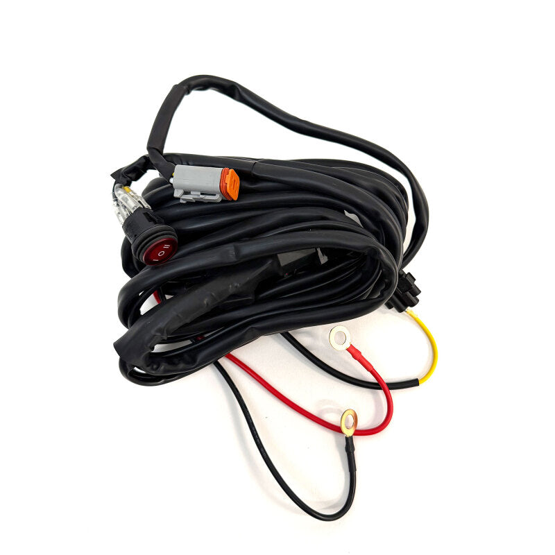 Baja Designs Squadron 2.0 Harness - 4-Pin Deutsch OnOff 1-Light 150W Max w/Backlight
