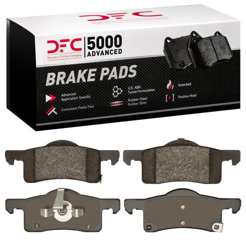 DFC 02-06 Ford Expedition Rear 5000 Advanced Semi Metallic Brake Pads