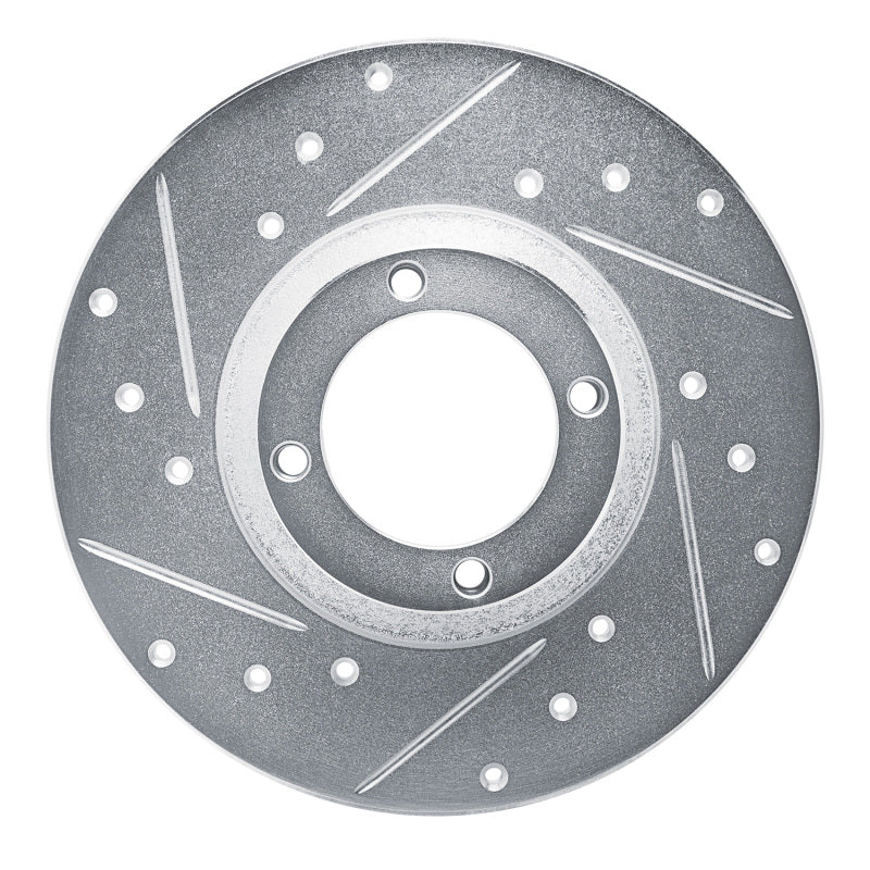 R1 Concepts R1 76-84 Buick OPEL Front Left Drilled & Slotted Silver Brake Rotor